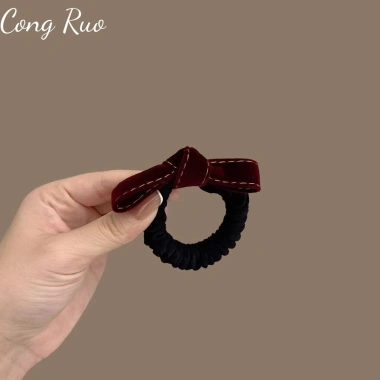 Scrunchy Cao Su Retro Nhỏ - Nơ Dây Tóc Phong Cách Pháp, Giá chỉ 45.208₫ giảm 22% 4
