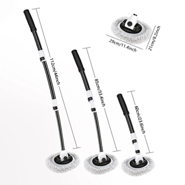 SEAMETAL Cây Lau Xe Hơi ướt & khô thấm hút tốt, tay cầm cong, chỉ 104.060₫