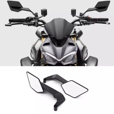 SEAMETAL Gương Chiếu Hậu Xe Máy Độ Nét Cao, Cánh Gió Điều Chỉnh Xoay - Giá 49.900 VND 3