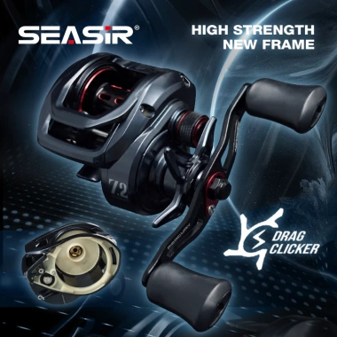 Seasir Máy Câu Cá Thủy Ngân 5+1BB 7.2 8kg 10-Lel 8 Nút Nhấn n52 - 572.000 VND
