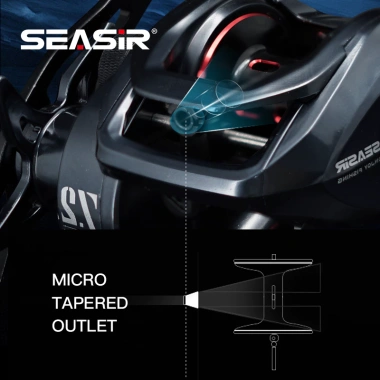 Seasir Máy Câu Cá Thủy Ngân 5+1BB 7.2 8kg 10-Lel 8 Nút Nhấn n52 - 572.000 VND