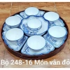 Séc bát sứ hoa mặt trời thủy tiên 15 món 45cm - Cao cấp, siêu đẹp chuẩn như hình, chỉ 95.000 VNĐ