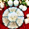 Séc bát sứ hoa mặt trời thủy tiên 15 món 45cm - Cao cấp, siêu đẹp chuẩn như hình, chỉ 95.000 VNĐ 3