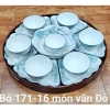 Séc bát sứ hoa mặt trời thủy tiên 15 món 45cm - Cao cấp, siêu đẹp chuẩn như hình, chỉ 95.000 VNĐ 7