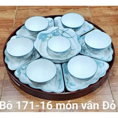 Séc bát sứ hoa mặt trời thủy tiên 15 món 45cm - Cao cấp, siêu đẹp chuẩn như hình, chỉ 95.000 VNĐ 7