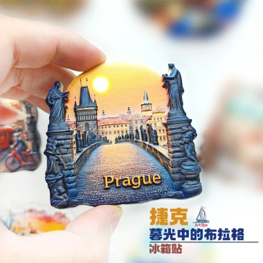 Séc Praha Dusk Tủ Lạnh Retro Ba Chiều Nổi Nam Châm - Quà Du Lịch Trang Trí Nhà Cửa 140.800₫ 2