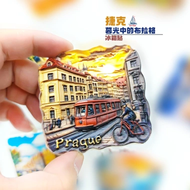 Séc Praha Dusk Tủ Lạnh Retro Ba Chiều Nổi Nam Châm - Quà Du Lịch Trang Trí Nhà Cửa 140.800₫ 3