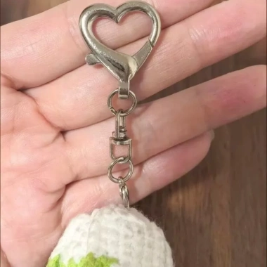 SEIZ6O 10 Móc Khóa Lò Xo Xoay 360 Dây Xích Trái Tim Ngôi Sao Snap phụ kiện