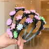 SEIZ6O Băng Đồ Double Bangs Vòng Tóc Sóng Công Chúa Hàn Quốc Dễ Thương Trẻ Em Kawaii Hoa Đầy Màu 51.840₫