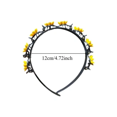 SEIZ6O Băng Đồ Double Bangs Vòng Tóc Sóng Công Chúa Hàn Quốc Dễ Thương Trẻ Em Kawaii Hoa Đầy Màu 51.840₫ 3