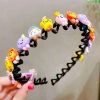 SEIZ6O Băng Đồ Double Bangs Vòng Tóc Sóng Công Chúa Hàn Quốc Dễ Thương Trẻ Em Kawaii Hoa Đầy Màu 51.840₫ 5