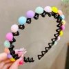 SEIZ6O Băng Đồ Double Bangs Vòng Tóc Sóng Công Chúa Hàn Quốc Dễ Thương Trẻ Em Kawaii Hoa Đầy Màu 51.840₫ 6