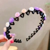 SEIZ6O Băng Đồ Double Bangs Vòng Tóc Sóng Công Chúa Hàn Quốc Dễ Thương Trẻ Em Kawaii Hoa Đầy Màu 51.840₫ 9