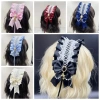 SEIZ6O Gothic Ren Băng Đô - Ruy Băng Đô Quấn Tóc Nơ Ngọt Ngào JK Kawaii, Phụ Kiện Cosplay Mũ Đội Đầu - Giá 135.000₫ 3