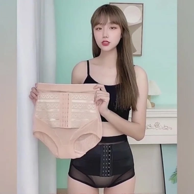 SEIZ6O Quần lót giảm béo sau sinh, khóa eo cao, thoáng khí, nâng mông, hỗ trợ lưng, giảm vòng bụng 116.640₫