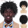 SEIZ6O Tóc Giả Ngắn Dreadlock Chịu Nhiệt Afro Locs Tự Nhiên Xoắn Bện Đẹp 433k