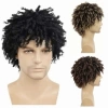 SEIZ6O Tóc Giả Ngắn Dreadlock Chịu Nhiệt Afro Locs Tự Nhiên Xoắn Bện Đẹp 433k 3