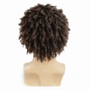 SEIZ6O Tóc Giả Ngắn Dreadlock Chịu Nhiệt Afro Locs Tự Nhiên Xoắn Bện Đẹp 433k 4