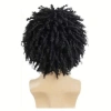 SEIZ6O Tóc Giả Ngắn Dreadlock Chịu Nhiệt Afro Locs Tự Nhiên Xoắn Bện Đẹp 433k 5