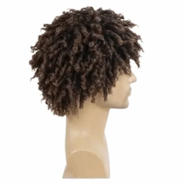 SEIZ6O Tóc Giả Ngắn Dreadlock Chịu Nhiệt Afro Locs Tự Nhiên Xoắn Bện Đẹp 433k