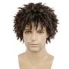 SEIZ6O Tóc Giả Ngắn Dreadlock Chịu Nhiệt Afro Locs Tự Nhiên Xoắn Bện Đẹp 433k 9