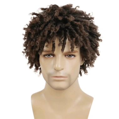 SEIZ6O Tóc Giả Ngắn Dreadlock Chịu Nhiệt Afro Locs Tự Nhiên Xoắn Bện Đẹp 433k