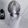 SEIZ6O Tóc Giả Tím Đen Ombre Y2K - Jellyfish Có Nổ, Băng Đô Thoáng Khí, Cosplay 414k 4