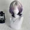 SEIZ6O Tóc Giả Tím Đen Ombre Y2K - Jellyfish Có Nổ, Băng Đô Thoáng Khí, Cosplay 414k 6