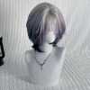 SEIZ6O Tóc Giả Tím Đen Ombre Y2K - Jellyfish Có Nổ, Băng Đô Thoáng Khí, Cosplay 414k 7