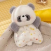 SEIZ6O Túi Đậu Búp Bê Lông Tơ Đồ chơi dễ thương, tư thế supine, quà sinh nhật 3