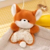 SEIZ6O Túi Đậu Búp Bê Lông Tơ Đồ chơi dễ thương, tư thế supine, quà sinh nhật 9