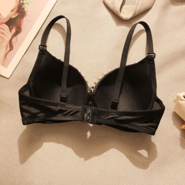 SEIZ6O Y2k Rivet Bra Deep-V Đẩy Lên Chống Sốc, Đồ Lót Thoải Mái Punk, Quần Lót Chống Xệ Nữ - Giá 237.600 VND 3