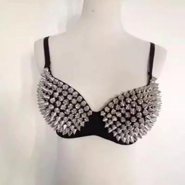 SEIZ6O Y2k Rivet Bra Deep-V Đẩy Lên Chống Sốc, Đồ Lót Thoải Mái Punk, Quần Lót Chống Xệ Nữ - Giá 237.600 VND 4