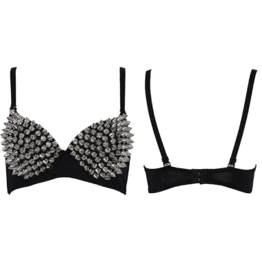 SEIZ6O Y2k Rivet Bra Deep-V Đẩy Lên Chống Sốc, Đồ Lót Thoải Mái Punk, Quần Lót Chống Xệ Nữ - Giá 237.600 VND 8