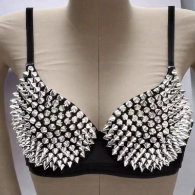 SEIZ6O Y2k Rivet Bra Deep-V Đẩy Lên Chống Sốc, Đồ Lót Thoải Mái Punk, Quần Lót Chống Xệ Nữ - Giá 237.600 VND 9