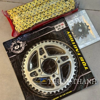 Sên nhông dĩa Sport Nhôm 7.075 9Ly (CRG, TQ6) cho Xipo Satria RGV - Giá giảm 650k Sên nhông dĩa Sport Nhôm 7.075 9Ly (CRG, TQ6) cho Xipo Satria RGV - Giá giảm 650k