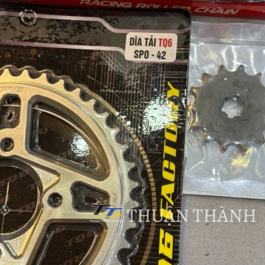 Sên nhông dĩa Sport Nhôm 7.075 9Ly (CRG, TQ6) cho Xipo Satria RGV - Giá giảm 650k 2 Sên nhông dĩa Sport Nhôm 7.075 9Ly (CRG, TQ6) cho Xipo Satria RGV - Giá giảm 650k 2