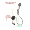Sen vòi tắm đứng âm tường phong Mỹ, American Standard nhập khẩu Mexico, 1.842.122 VND 5