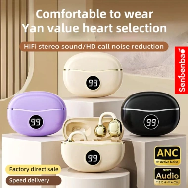 Senbenbao S151 Tai Nghe Không Dây Bluetooth Mic Khử Tiếng Ồn Kẹp Tai Thể Thao Chơi Game - Giá 218.900₫ 2