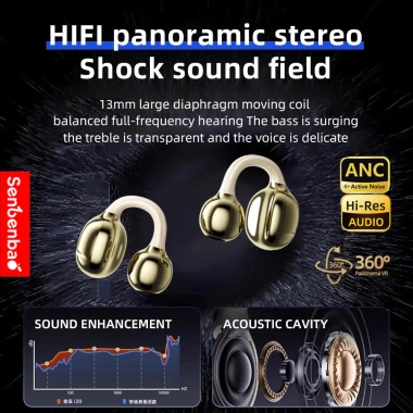 Senbenbao S151 Tai Nghe Không Dây Bluetooth Mic Khử Tiếng Ồn Kẹp Tai Thể Thao Chơi Game - Giá 218.900₫ 3
