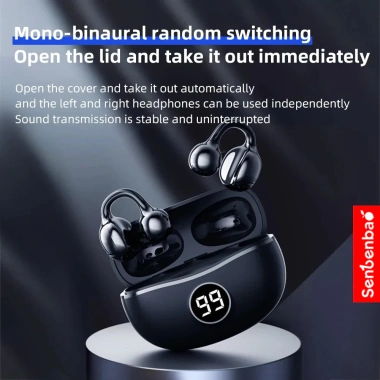 Senbenbao S151 Tai Nghe Không Dây Bluetooth Mic Khử Tiếng Ồn Kẹp Tai Thể Thao Chơi Game - Giá 218.900₫ 6