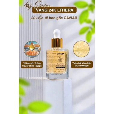 Serum 24K LTHERA phục hồi da, nhập khẩu Hàn Quốc, giảm giá 524k - da sáng mịn 4