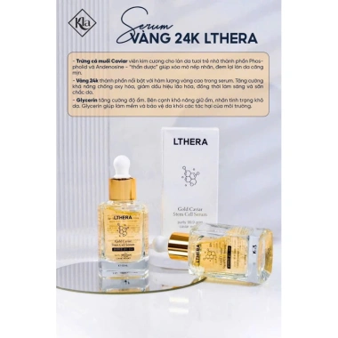 Serum 24K LTHERA phục hồi da, nhập khẩu Hàn Quốc, giảm giá 524k - da sáng mịn 5
