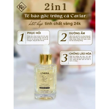Serum 24K LTHERA phục hồi da, nhập khẩu Hàn Quốc, giảm giá 524k - da sáng mịn 6