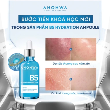 Serum Ahohwa Hydration Ampoule B5 30ml – Dưỡng ẩm, làm dịu da, giảm 18% Tặng quà 7