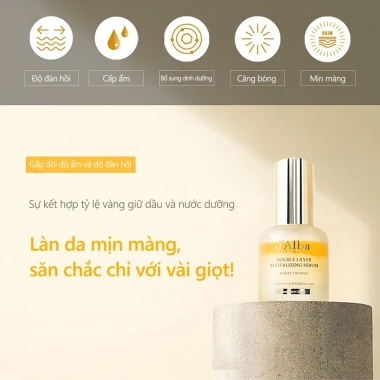 Serum Alba Hai Lớp Phục Hồi và Làm Sáng Da 30ml-50ml - Giá 825.000đ Giảm Đặc Biệt 5