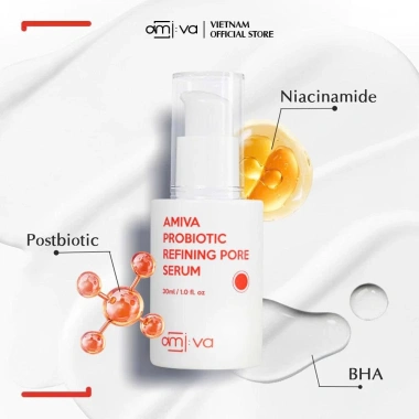 Serum AMIVA Probiotic Cân Bằng Vi Sinh, Se Khít Lỗ Chân Lông, Dưỡng Da Dầu và Hỗn Hợp - Giá ưu đãi 779.240 VND
