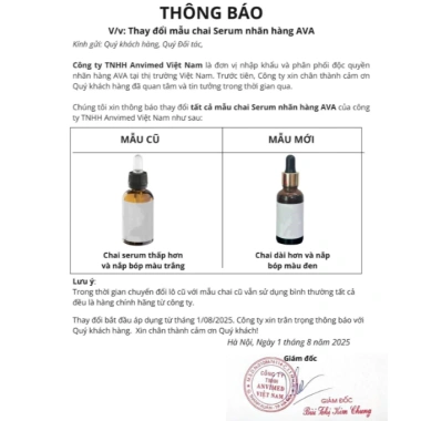 Serum AVA Vitamin C 30ml Dưỡng Sáng, Mờ Thâm Sạm - Chính Hãng, Giảm Giá 450k
