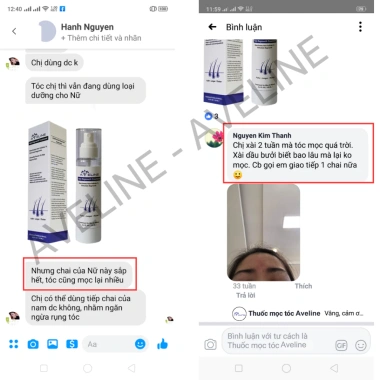 Serum Aveline Mỹ - Kích mọc tóc mạnh, nhanh, dày chắc, chính hãng 1.8tr 6 Serum Aveline Mỹ - Kích mọc tóc mạnh, nhanh, dày chắc, chính hãng 1.8tr 6