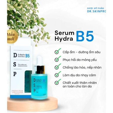Serum B5 Drskinpro 30ml - Cấp Ẩm, Phục Hồi Da Nhạy Cảm, Chuyên Sâu, Giảm Giá 68k Tặng Quà